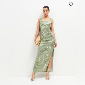NWT Reformation Earl Silk Dress